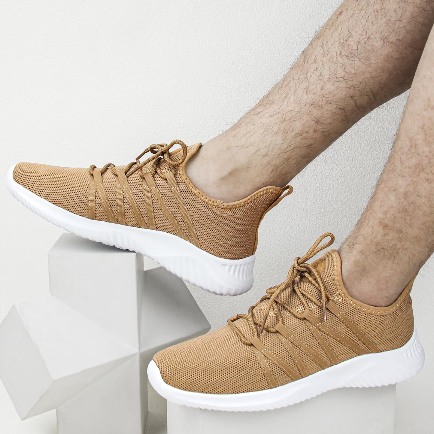 Feethit Mens Slip On Running Shoes Breathable Lightweight Comfortable Fashion Non Slip Sneakers for Men