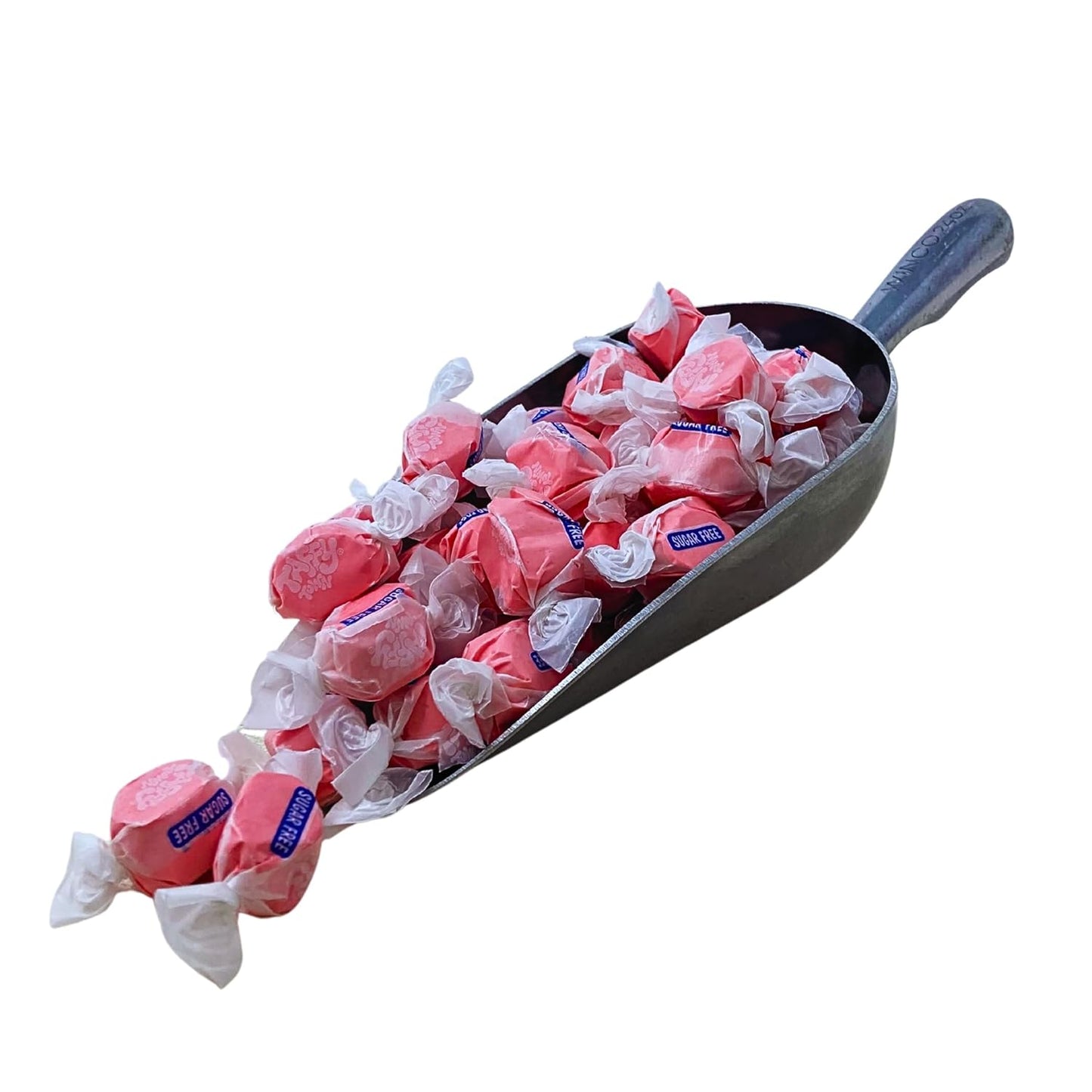 Sugar Free Strawberry Salt Water Taffy - 1lb (16oz) Bulk Bag Individually Wrapped Soft, Chewy, Nut Free, Gluten Free, Diabetic & Keto Friendly Gourmet Candy For Taffy Lovers