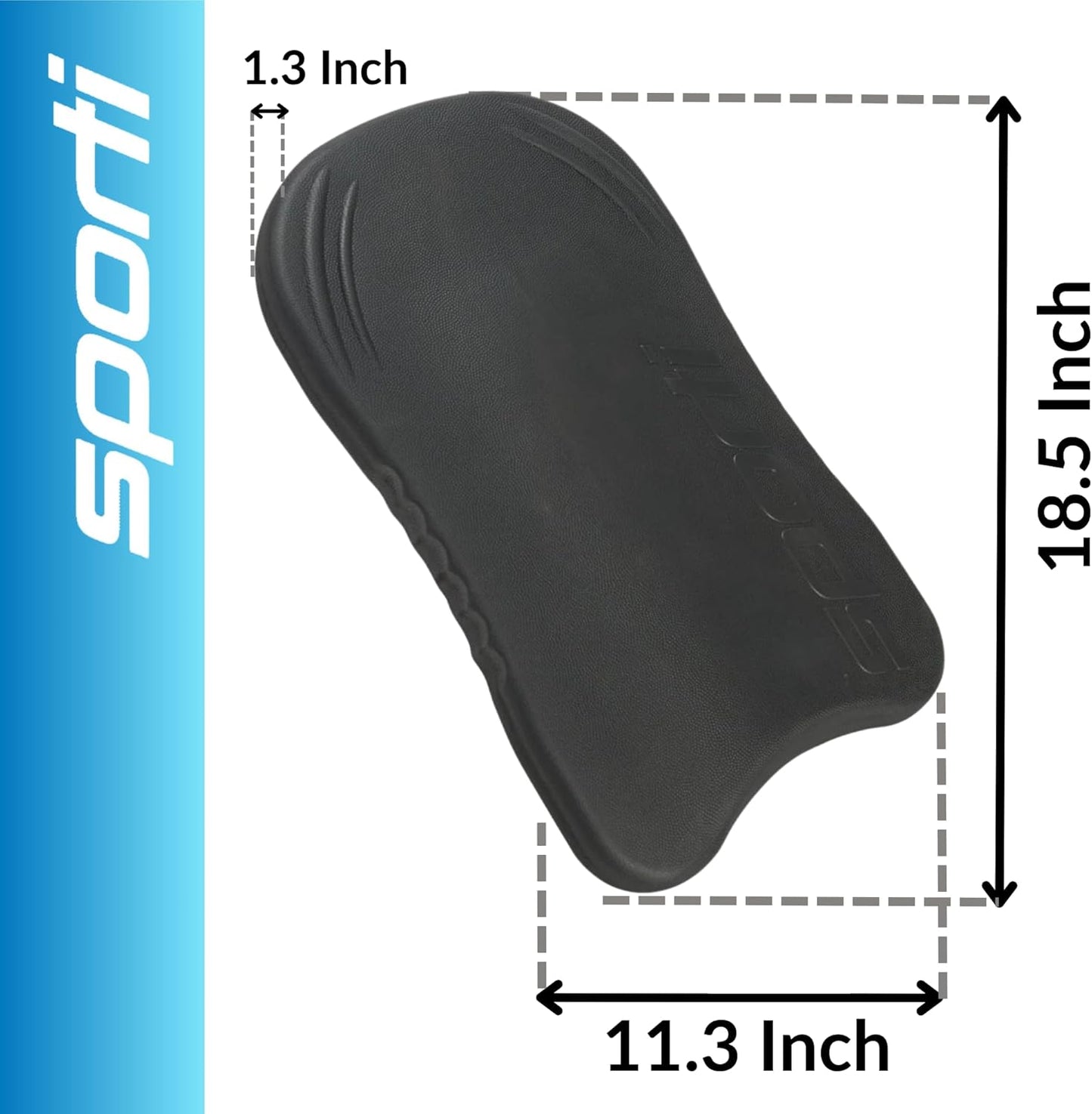 Sporti Adult Kickboard for Swim Training - Swimming Kickboard for Men Women, Water Board for Adult, Swimming Training Aid