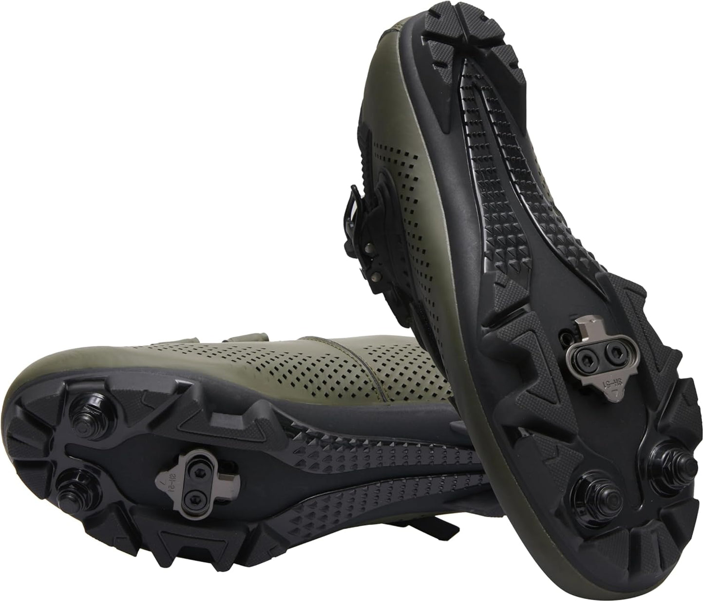 Bike Cleats Compatible with Shimano SPD SH51,for MTB Cleat Set Suitable for Men Women Indoor Mountain Outdoor Road Cycling