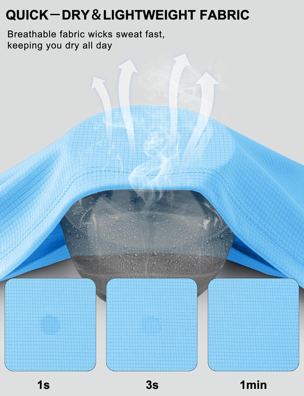 MAGCOMSEN Mens Rash Guard Short Sleeve UPF 50+ Sun UV Quick Dry Shirts Workout Swim Running Athletic T-Shirt