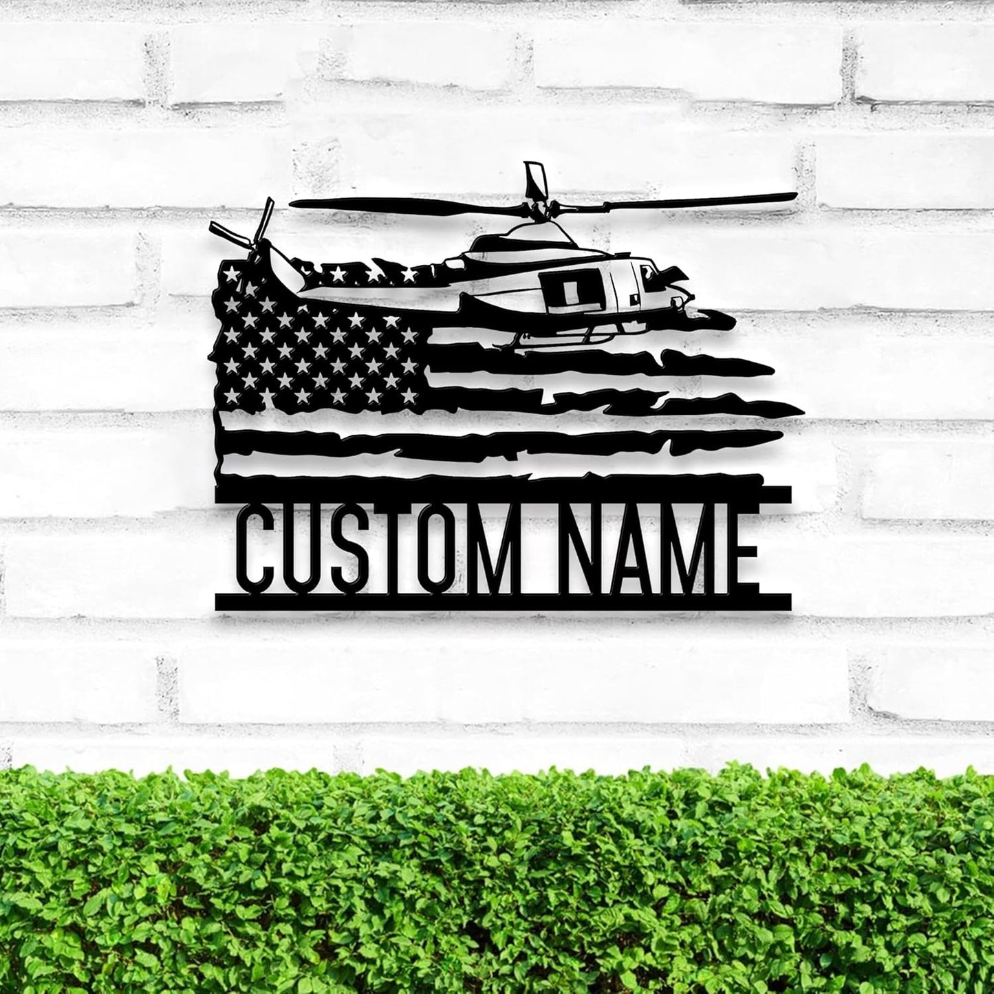 Personalized US Army Helicopter Metal Sign With LED Lights, Custom Helicopter Metal Sign, Hobbie Gifts, Helicopter Sign, Wall Hanging Home Decor Birthday Xmas Gift