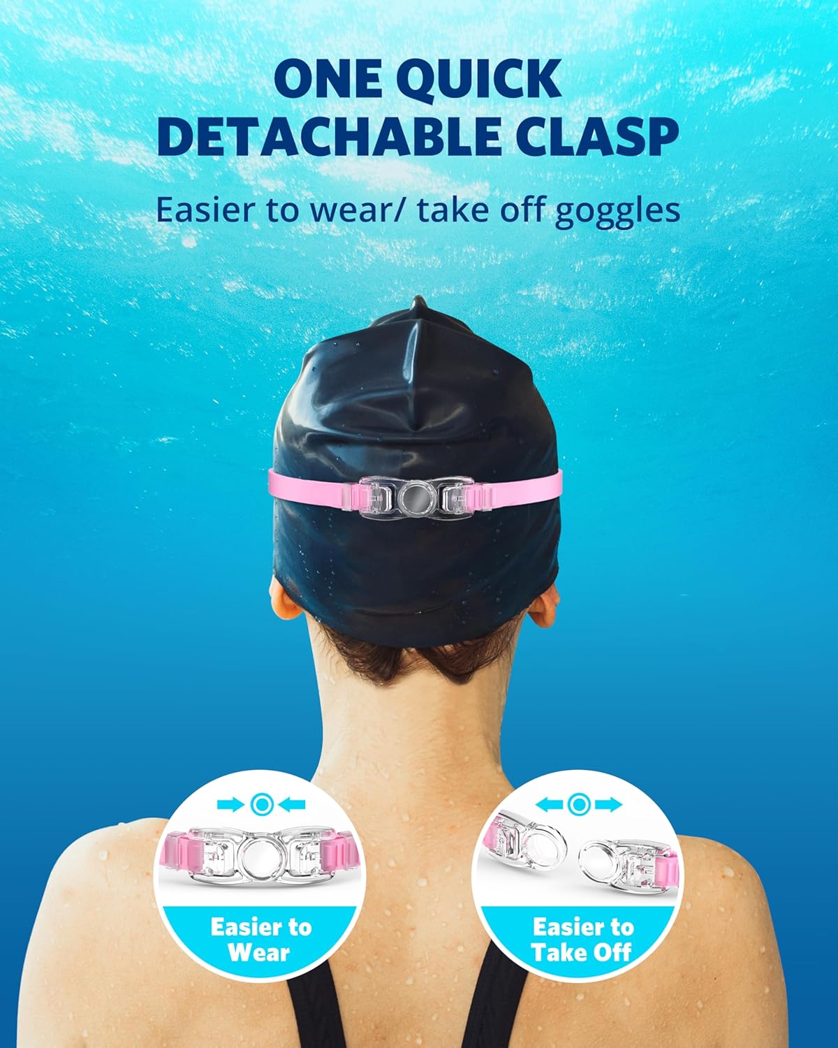 Aegend Swim Goggles, Swimming Goggles No Leaking Full Protection Adult Men Women Youth