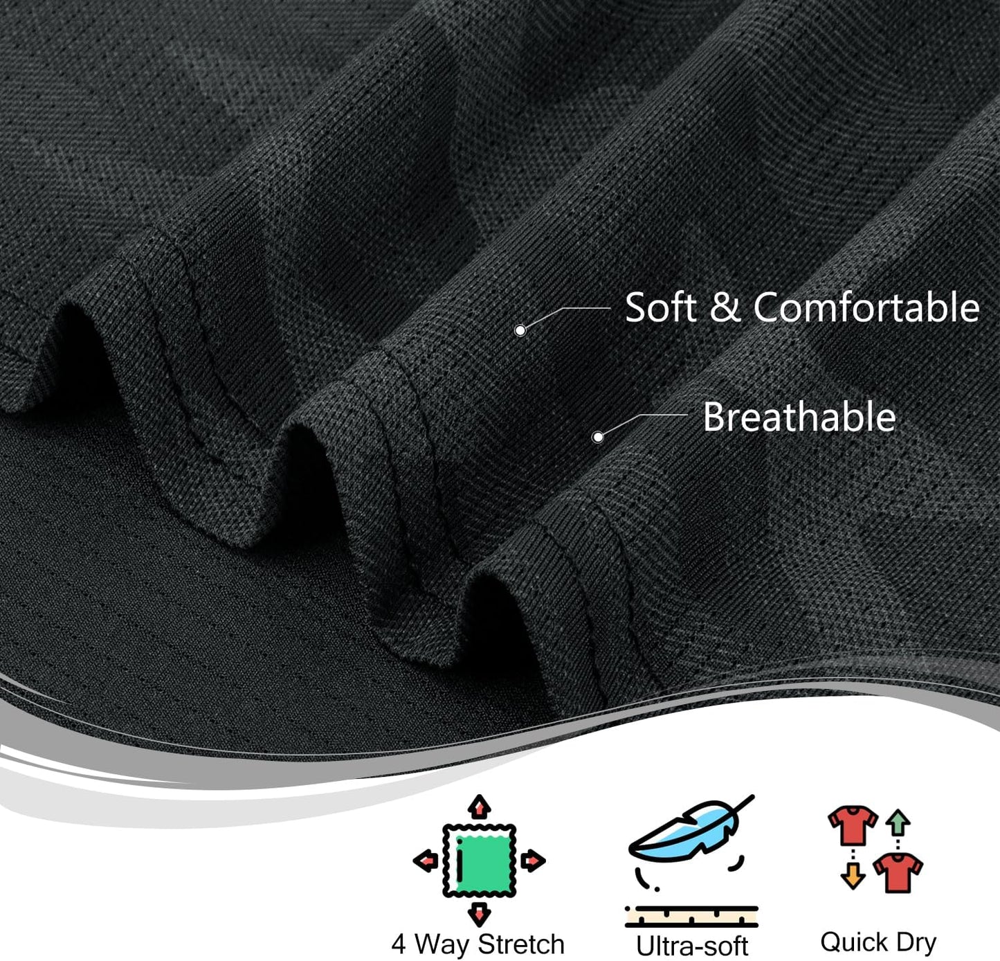 TAPULCO Mens Quick Dry Polo Shirts Camouflage Pattern Performance Athletic Lightweight Breathable Casual Golf Tshirts