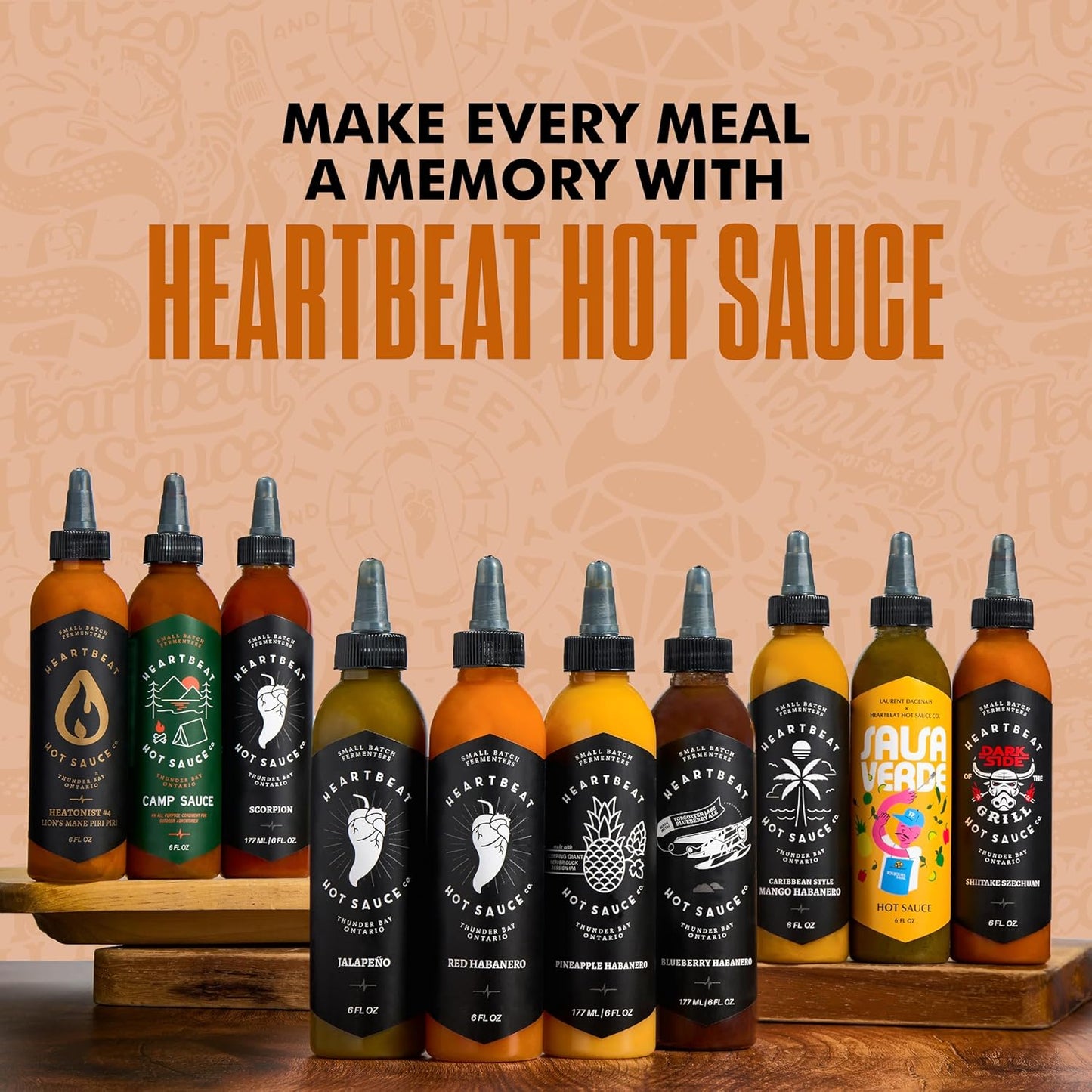 Heartbeat Hot Sauce Co. | Lion's Mane Piri Piri, 6 oz.