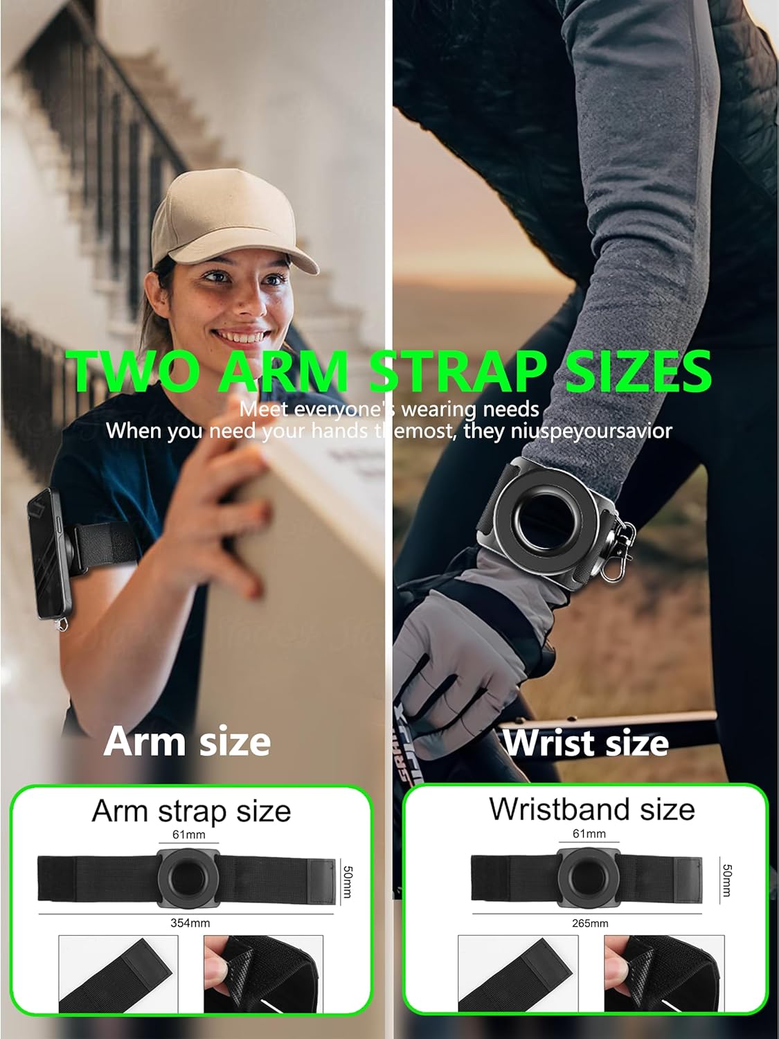 Running Phone Holder for iPhone,【Upgraded N52 Magnetic&Telescopic Anti Drop Rope】 360 ° rotatable,Armband,Wristband,Cell Phone Holder, for All Call Phone,iPhone/Sumsung/Android