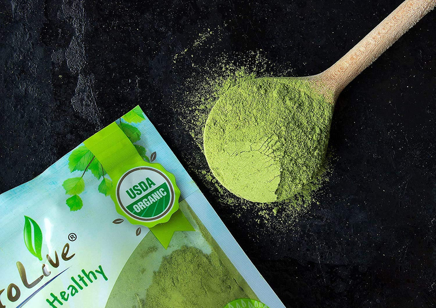 Food to Live Organic Moringa Leaf Powder, 16 Pounds - Non-GMO, Kosher, Raw, Vegan, Bulk, Ground Moringa Oleifera Leaf, Sun-Dried, Great for Drinks, Teas and Smoothies