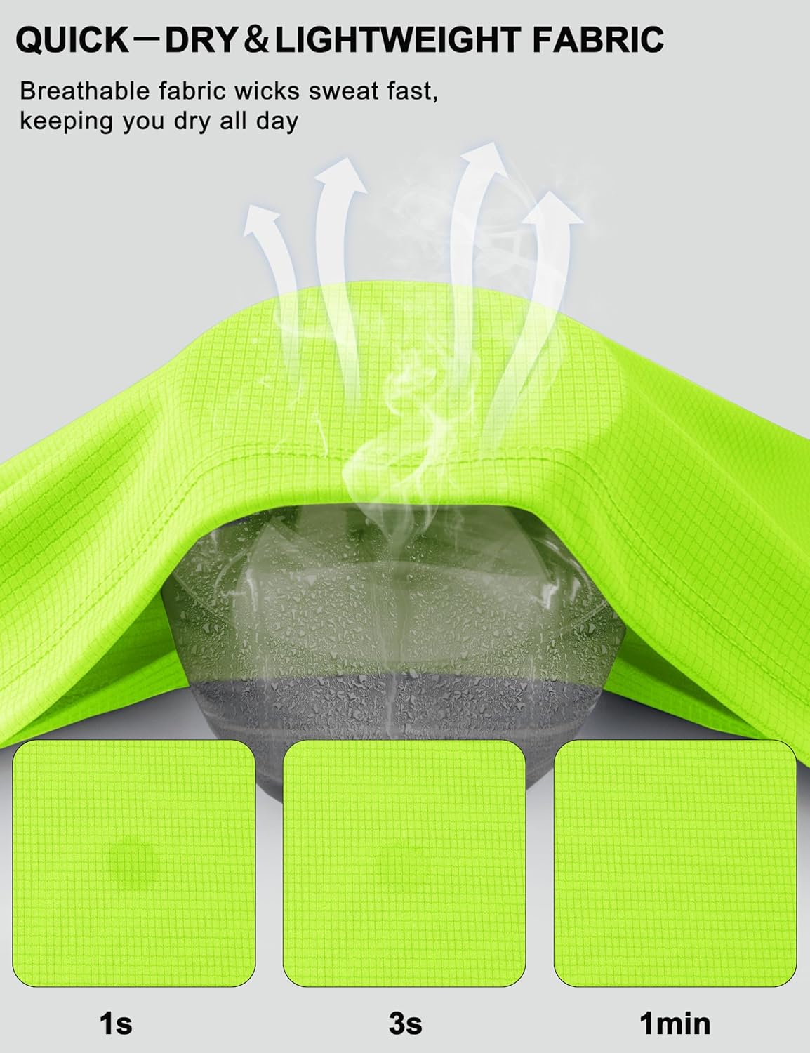 MAGCOMSEN Mens Rash Guard Short Sleeve UPF 50+ Sun UV Quick Dry Shirts Workout Swim Running Athletic T-Shirt