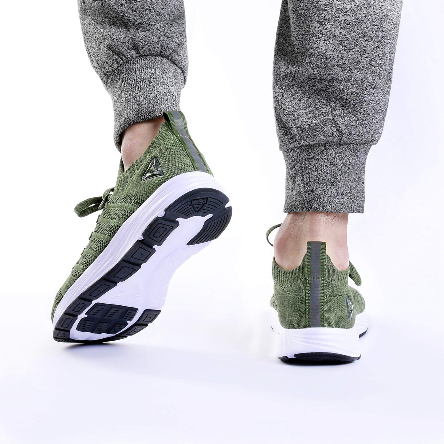 PEAK Mens Lightweight Walking Shoes Comfortable Slip On Sports Sneakers for Tennis, Gym, Running, Casual Workout