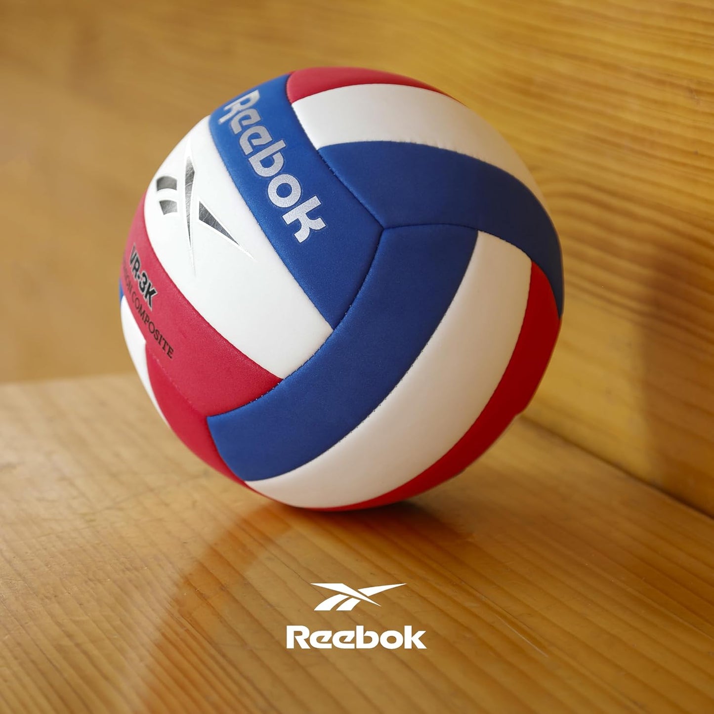 Reebok Recreational Volleyball, Official Size, Performance Composite Ball, Ultra Soft Feel, Includes Pump & Needle, VR-3K Series