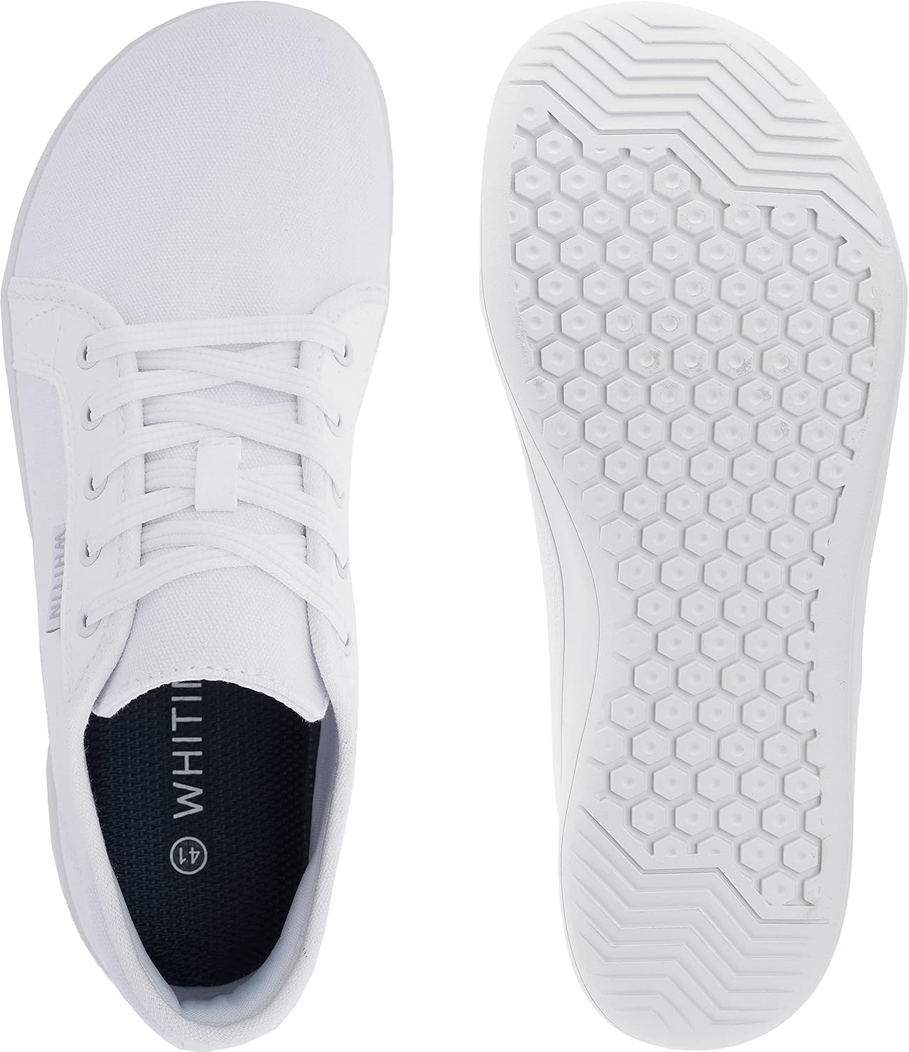 WHITIN Men's Wide Minimalist Barefoot Sneakers | Zero Drop Sole | Optimal Relaxation