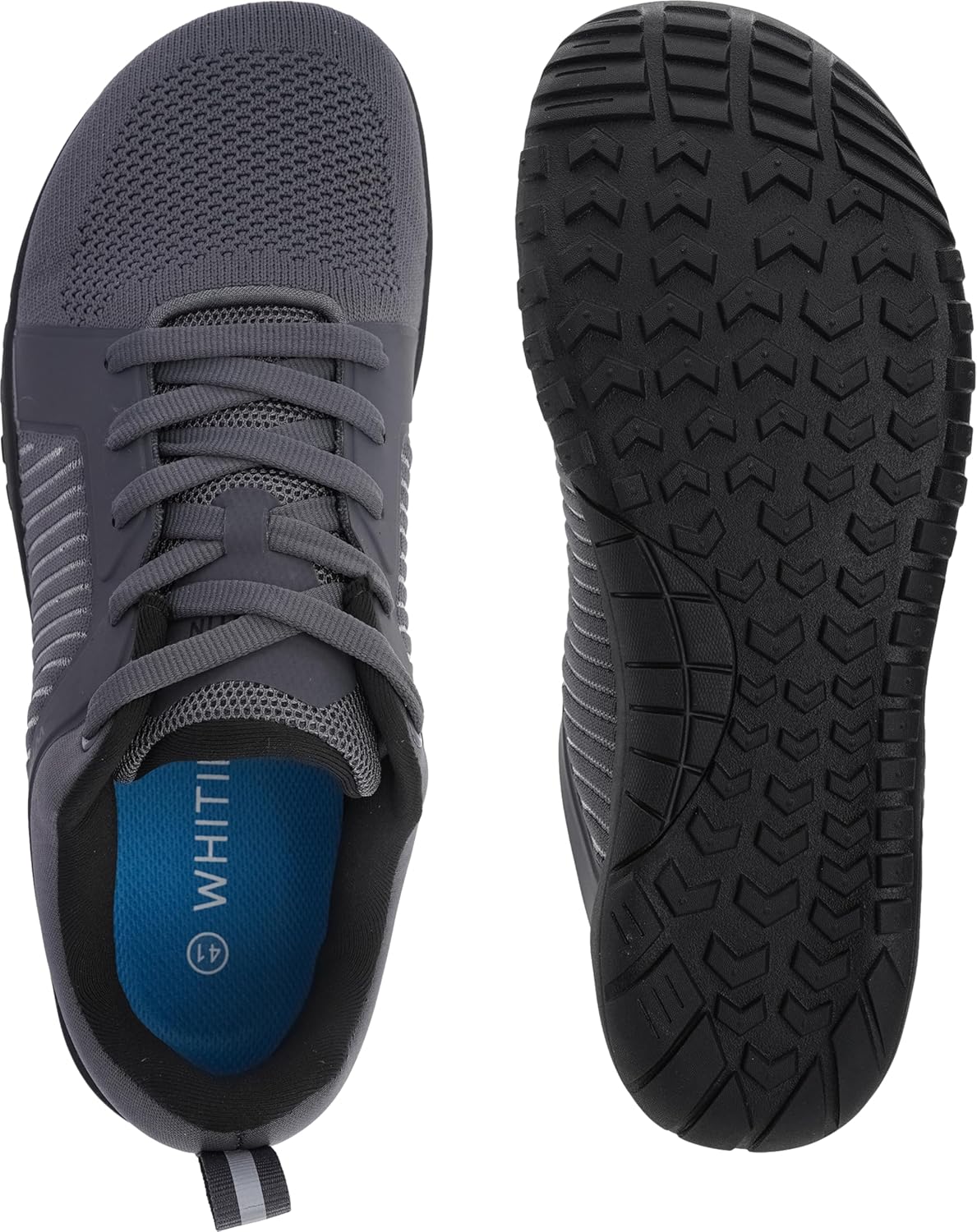 WHITIN Men's Barefoot Trail-Running Shoes | Wide Toe-Box | Zero-Drop Sole | Optimal Traction