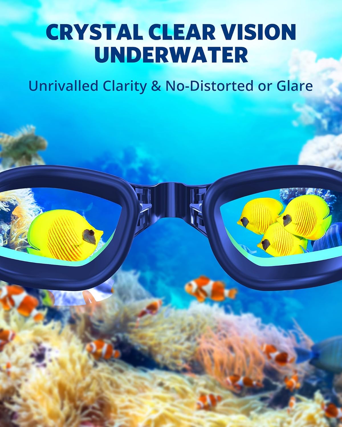 Aegend Swim Goggles, Swimming Goggles No Leaking Full Protection Adult Men Women Youth