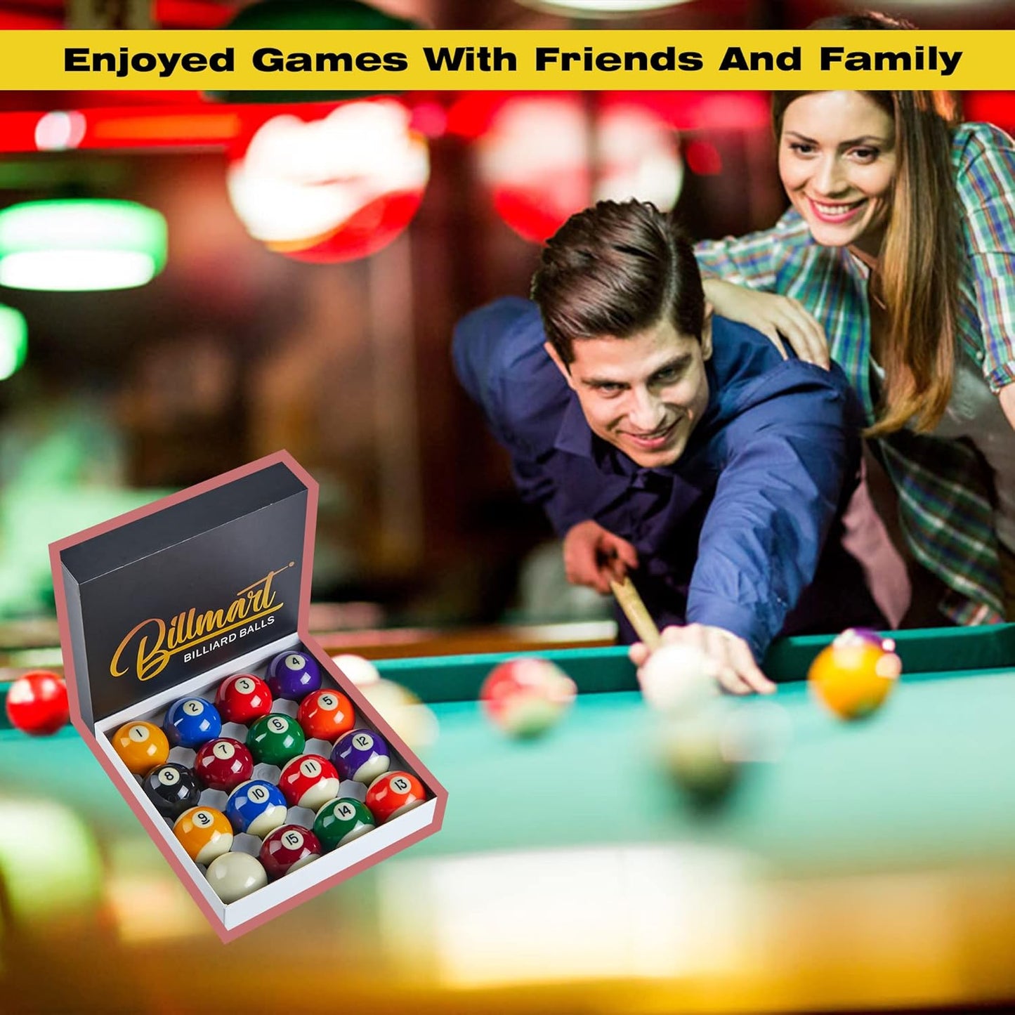 Billiard Balls Set 16 Pool Table Balls