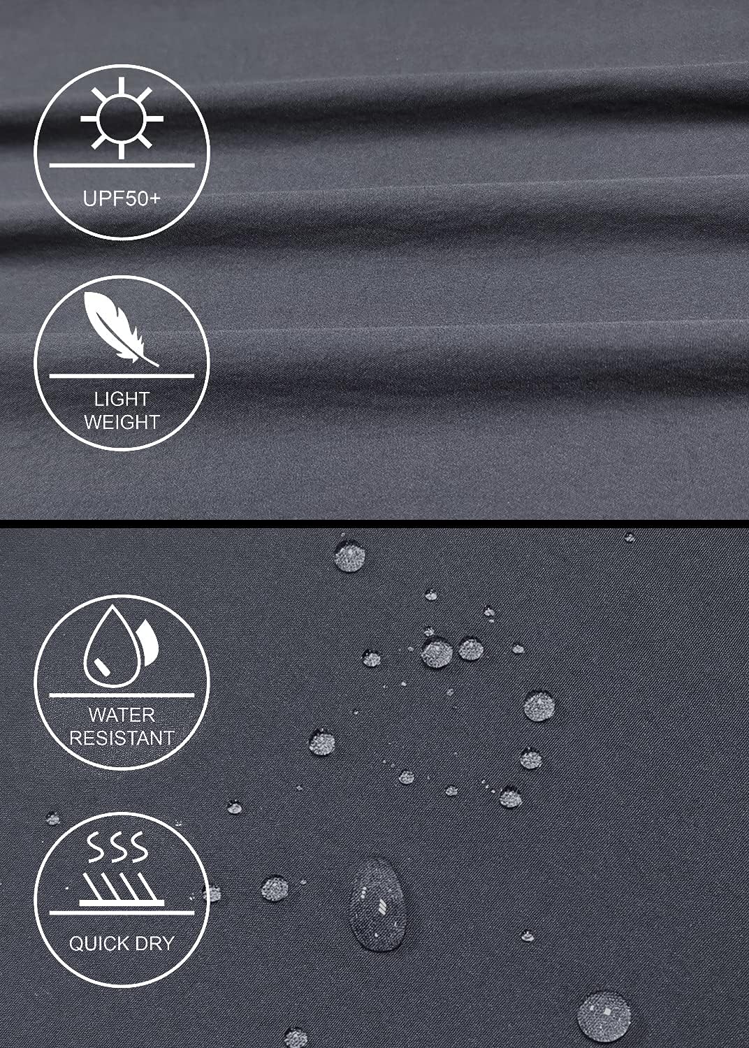 GymBrave Women's Hiking Cargo Pants Quick Dry Outdoor Camping Capris Water Resistant UPF 50 with Zipper Pockets