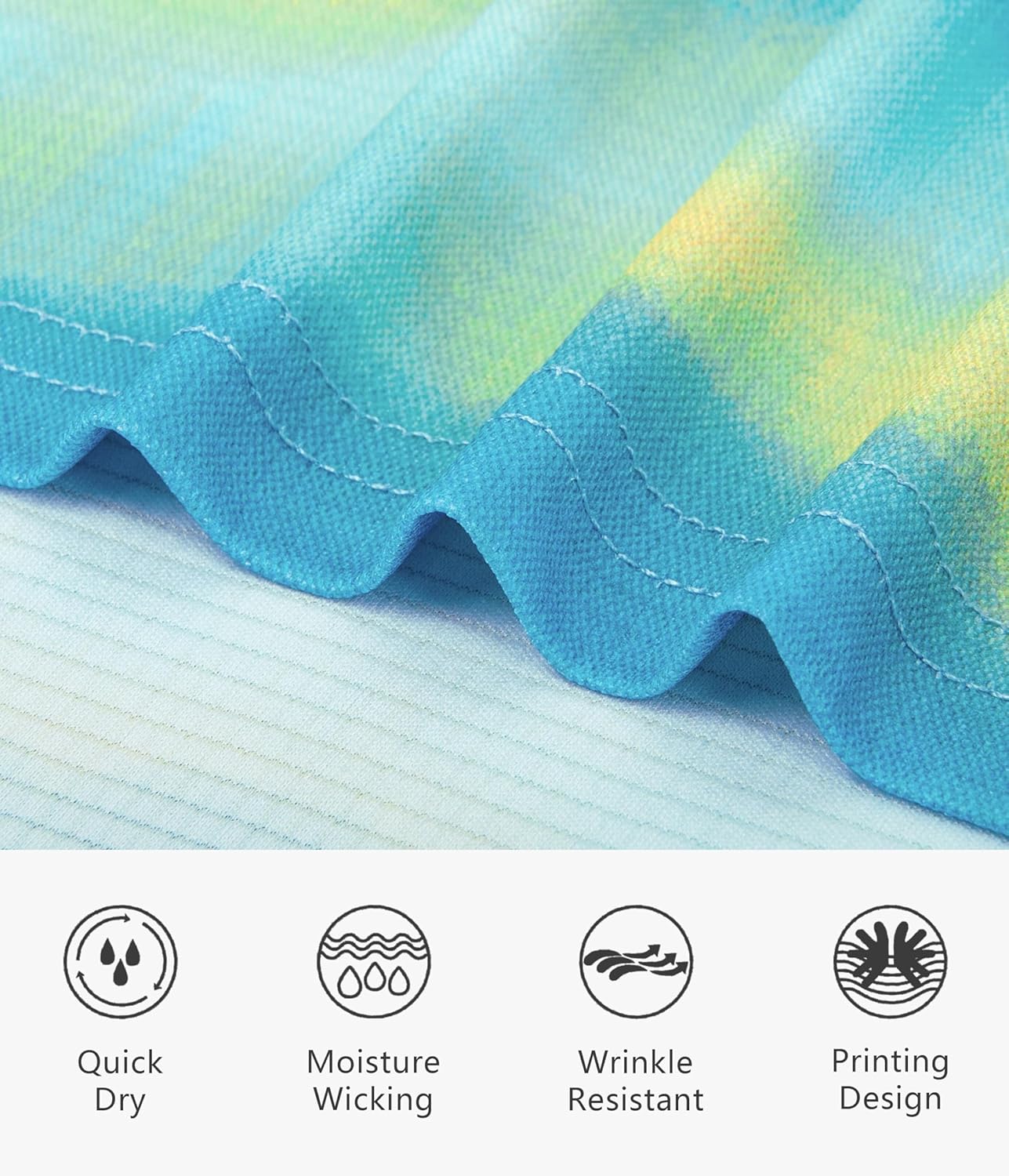 TAPULCO Mens Quick Dry Polo Shirts Camouflage Pattern Performance Athletic Lightweight Breathable Casual Golf Tshirts