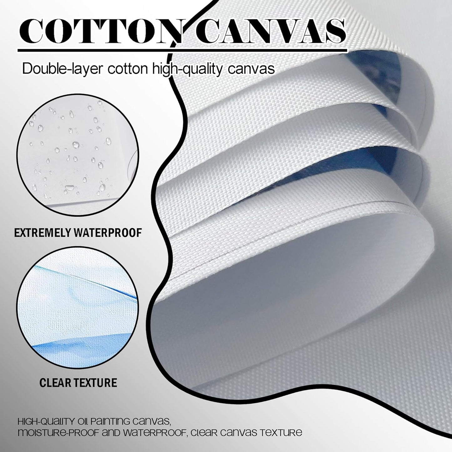 Abstract Bedroom Wall Art - Black and White Grey Abstract Gold Foil Hand Painted Texture Modern Canvas paintings for Living Room Kitchen Hallway Office Wall Decor 20x40 IN