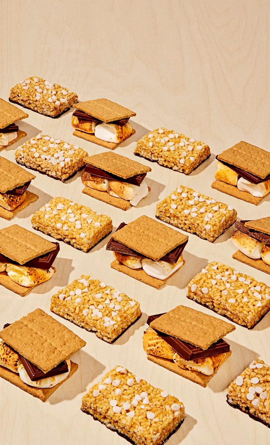 MAGIC SPOON Treats - High Protein, Low Carb, Keto Friendly, Low Sugar, Gluten Free, Crispy Protein Bar Cereal Bar, On-The-Go Healthy Snack (Smores, 16 Bars)