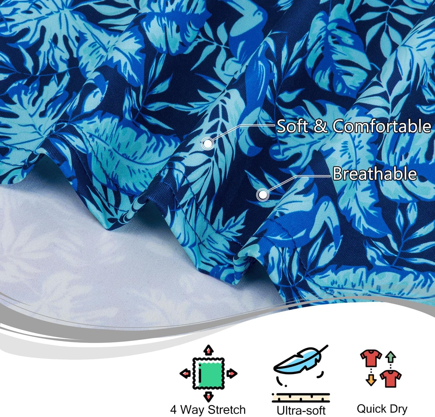 TAPULCO Mens Quick Dry Polo Shirts Camouflage Pattern Performance Athletic Lightweight Breathable Casual Golf Tshirts