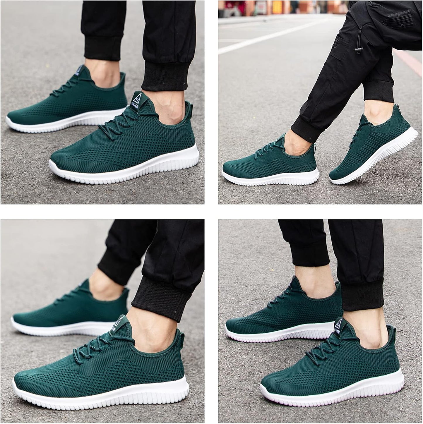 VAMJAM Men's Running Shoes Ultra Lightweight Breathable Walking Shoes Non Slip Athletic Fashion Sneakers Mesh Workout Casual Sports Shoes