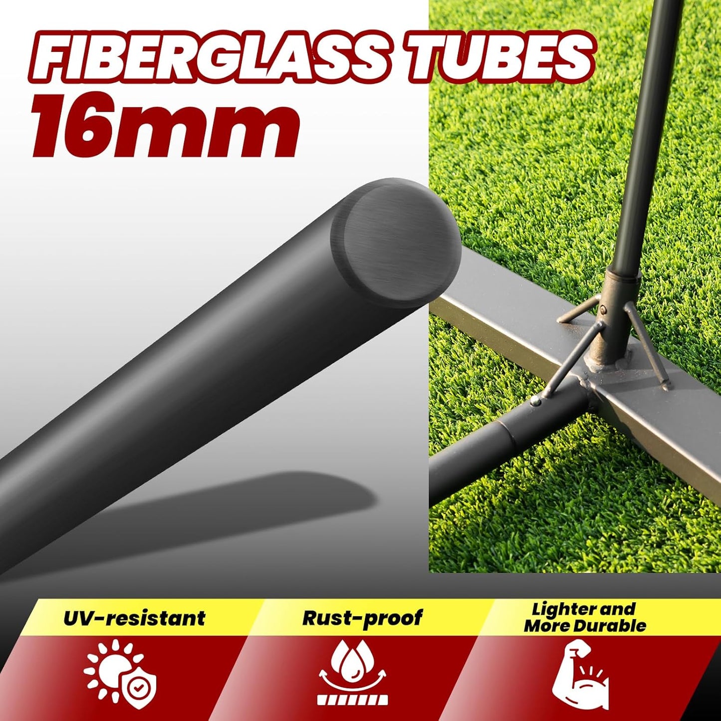 12FT/20FT Portable Volleyball Net Volleyball Net for Backyard Freestanding Volleyball Practice Net Outdoor Indoor Volleyball Training Set with Adjustable Height Carry Bag and Volleyball