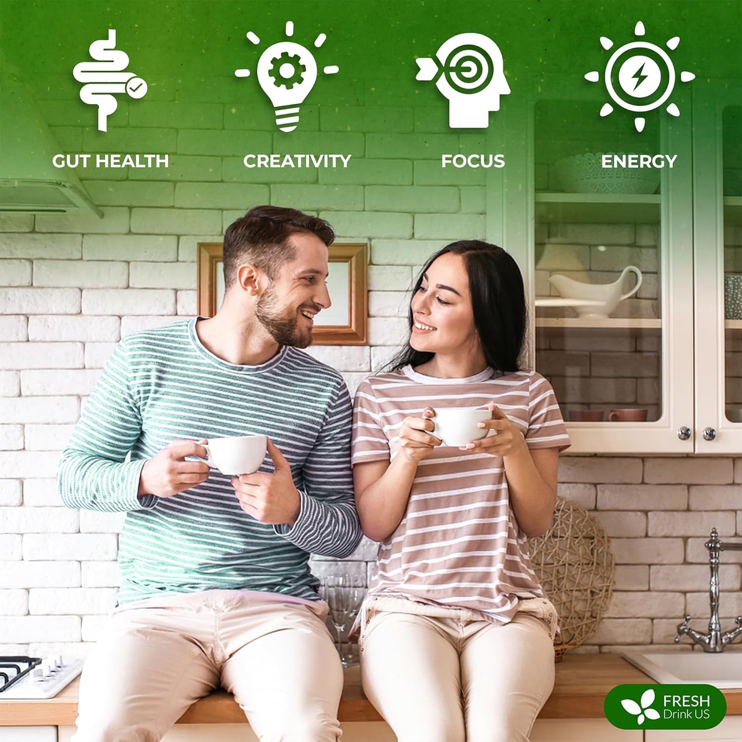 FreshDrinkUS, Super Soursop Herbal Tea β 40 Tea Bags | Soursop, Ginger, Turmeric, Lemongrass, Cinnamon, Black Pepper & Peppermint | Caffeine-Free, Natural Flavor, Plant-Based Blend | Sugar-Free