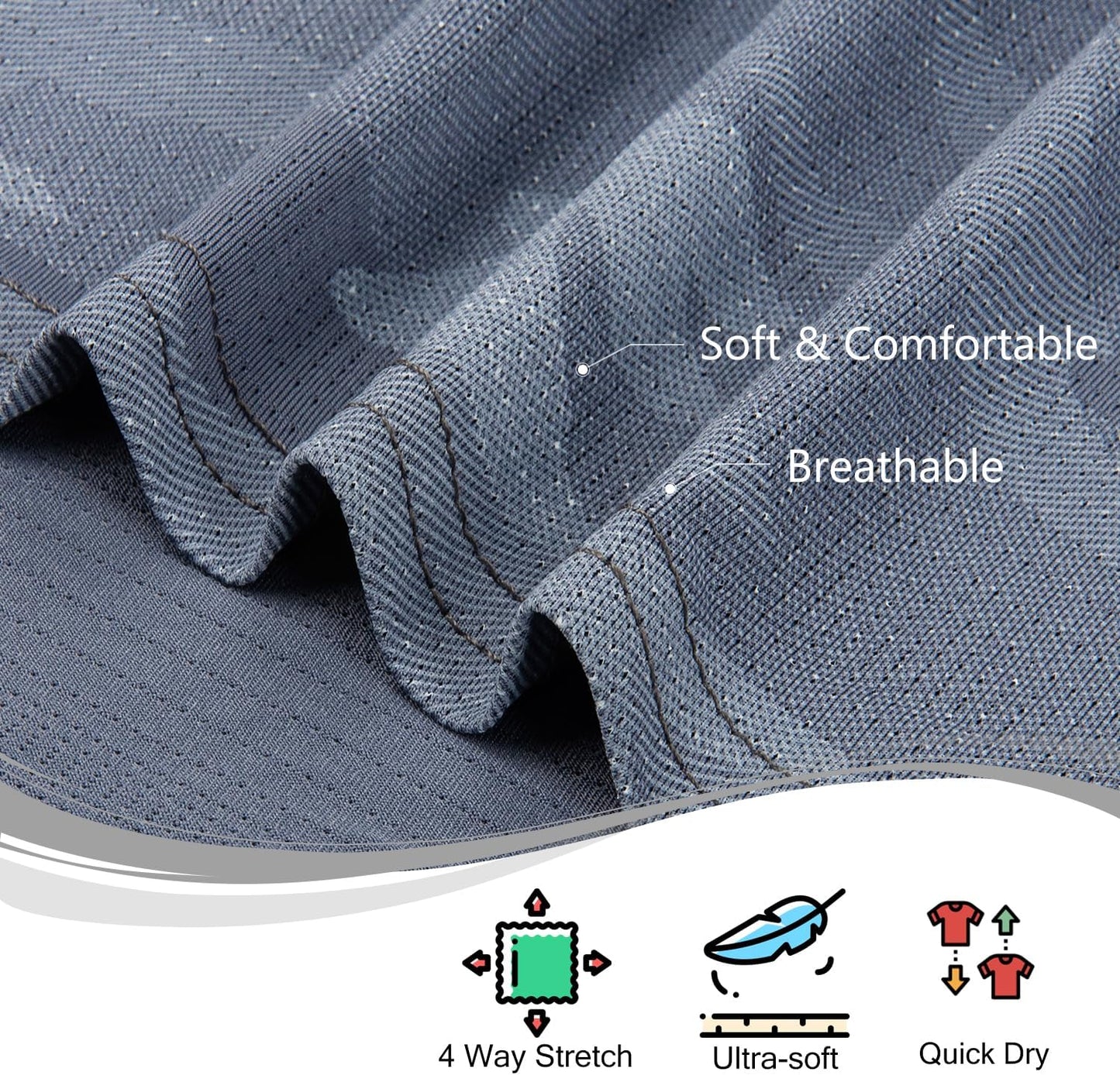 TAPULCO Mens Quick Dry Polo Shirts Camouflage Pattern Performance Athletic Lightweight Breathable Casual Golf Tshirts