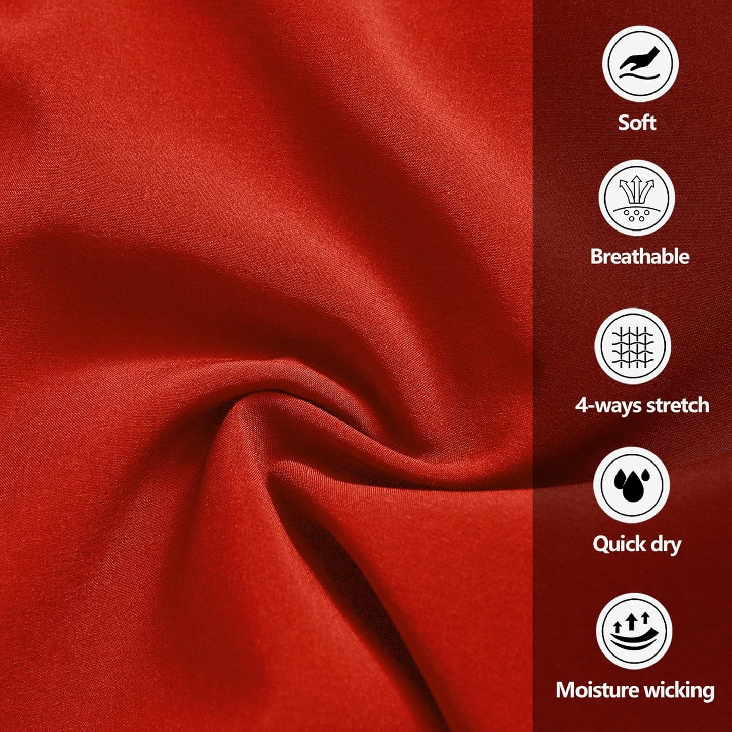 Men's Gym Shorts Sports Quick Dry Workout Running or Casual Training Short with Zipper Pockets