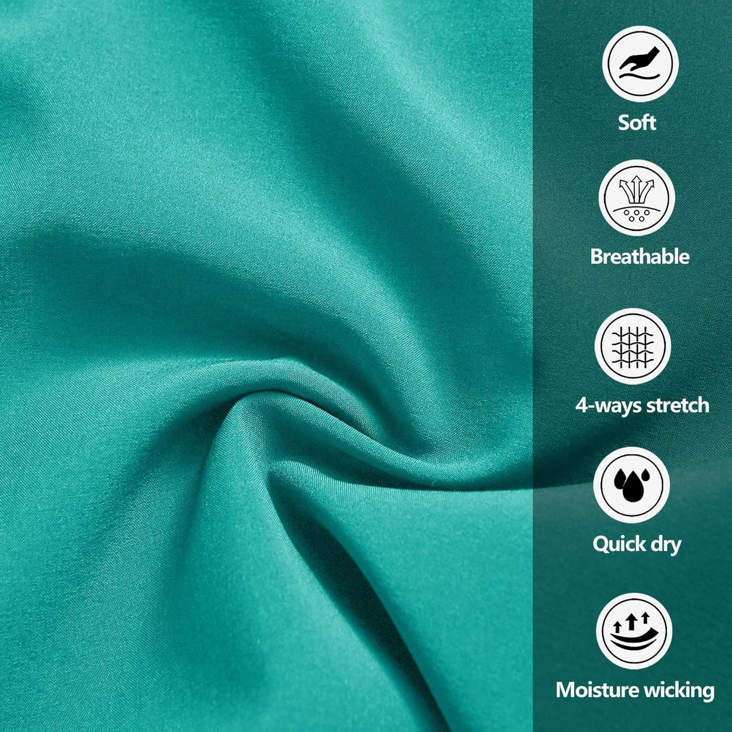 Men's Gym Shorts Sports Quick Dry Workout Running or Casual Training Short with Zipper Pockets