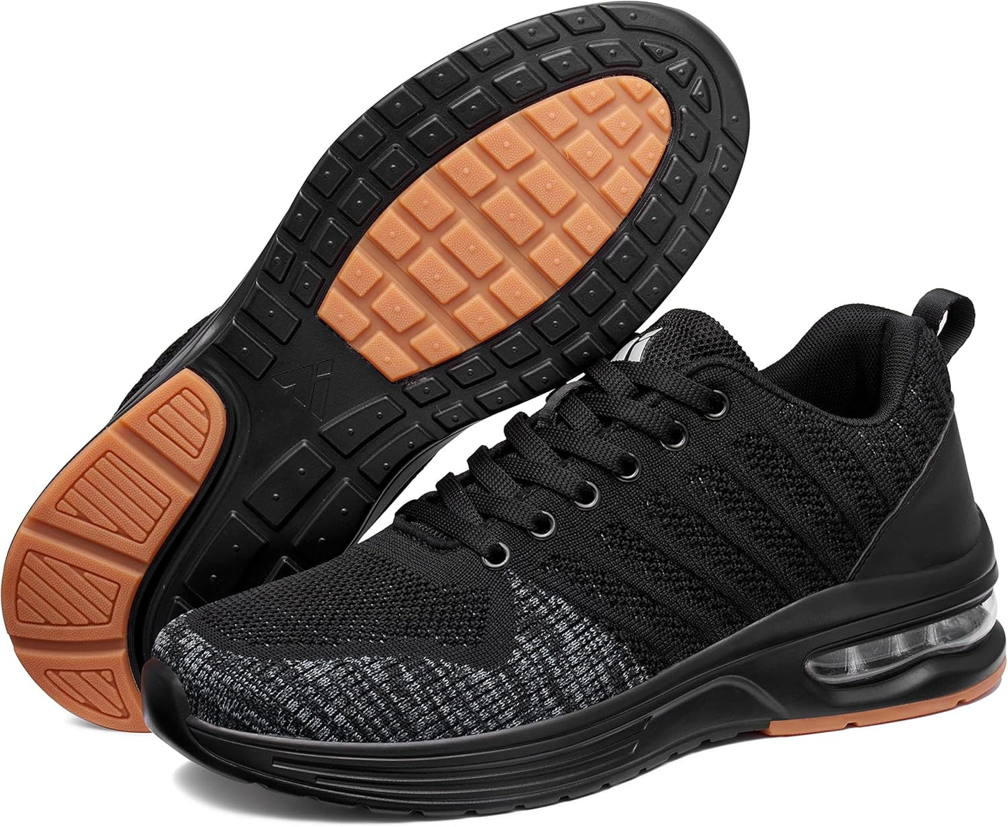 Mishansha Running Shoes for Men Sneakers Air Cushion Walking Shoes Comfortable Tennis Shoes Breathable Trail Running Shoes US Men 7.5-15