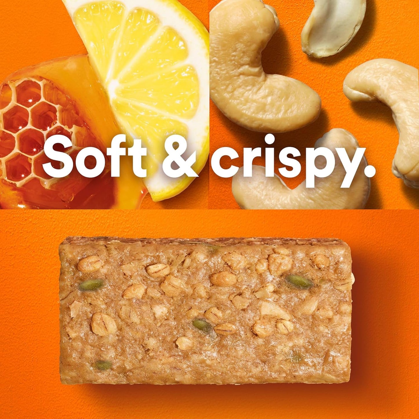 RXBAR Nut Butter and Oat Protein Bars, Protein Snacks, Snack Bars, Lemon Honey Cashew Butter, 23.2oz Box (12 Bars)