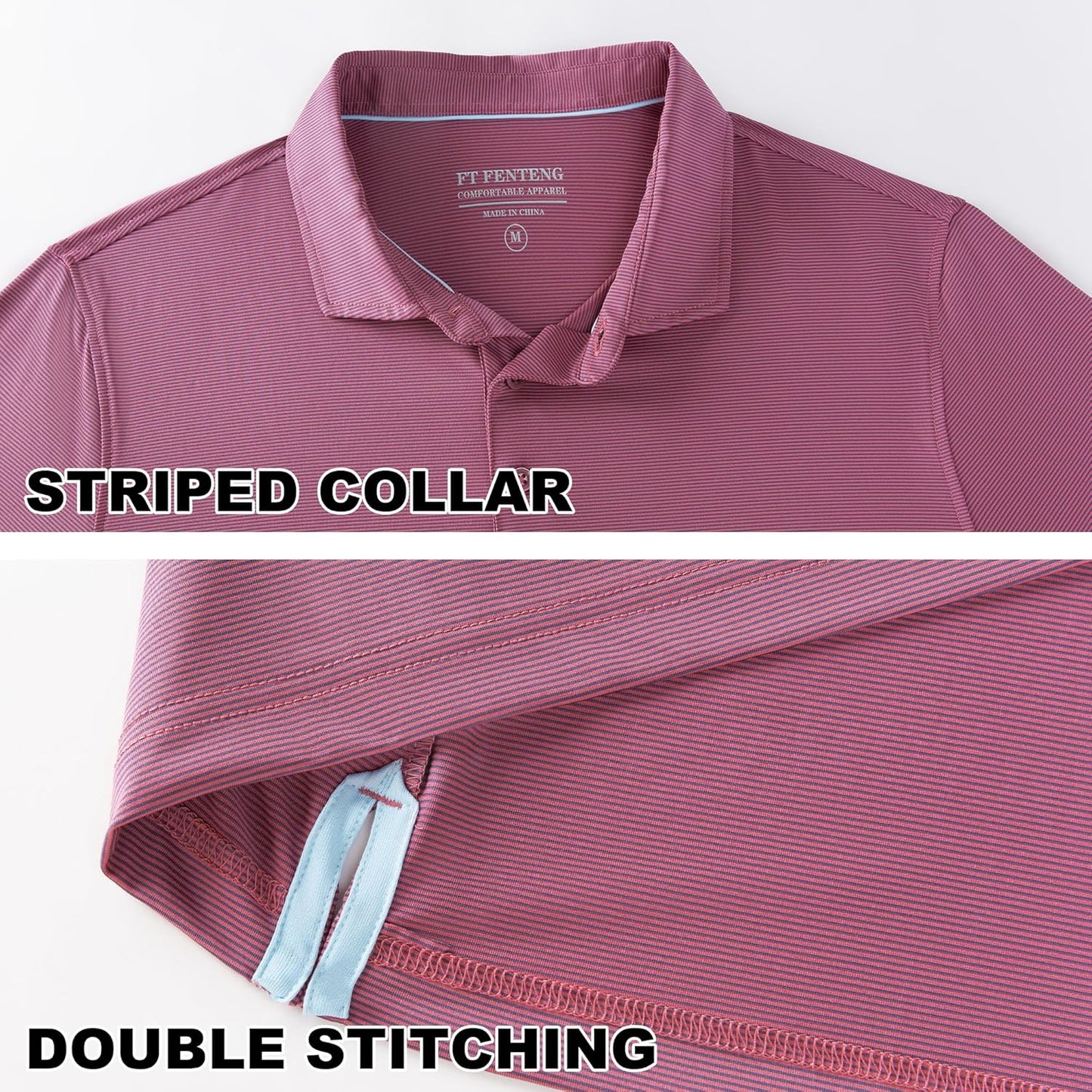 Mens Polo Shirts Short Casual Solid Stylish Dry Fit Performance Designed Collared Golf Polo Shirts for Men