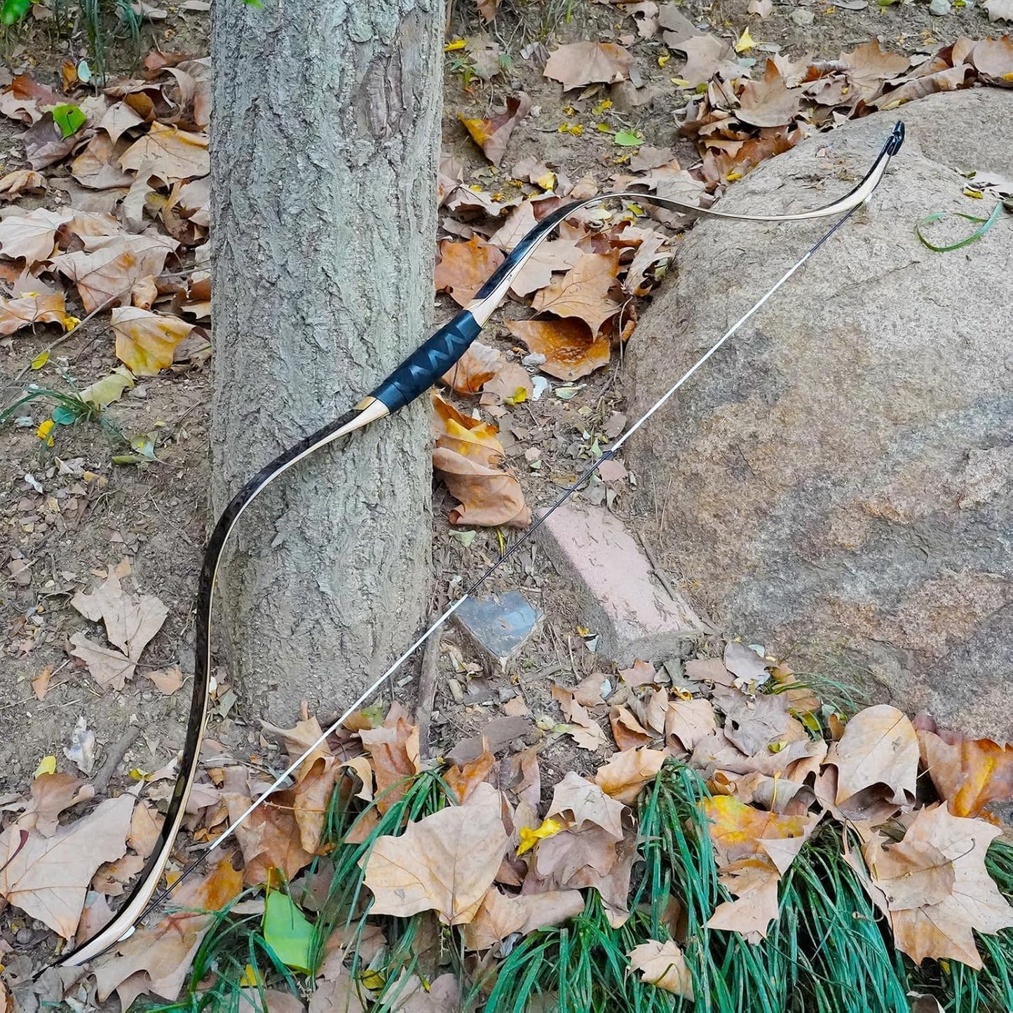 AF Archery Tatar Recurve Bow, 54" Traditional Laminated Horse Bow for Mounted Archery and Precision Shooting Longbow Left Right Hand