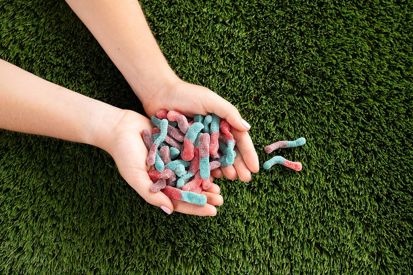 Trolli Sour Brite Crawlers Candy, Very Berry Flavored Sour Gummy Worms, 7.2 Ounce (Pack of 4)