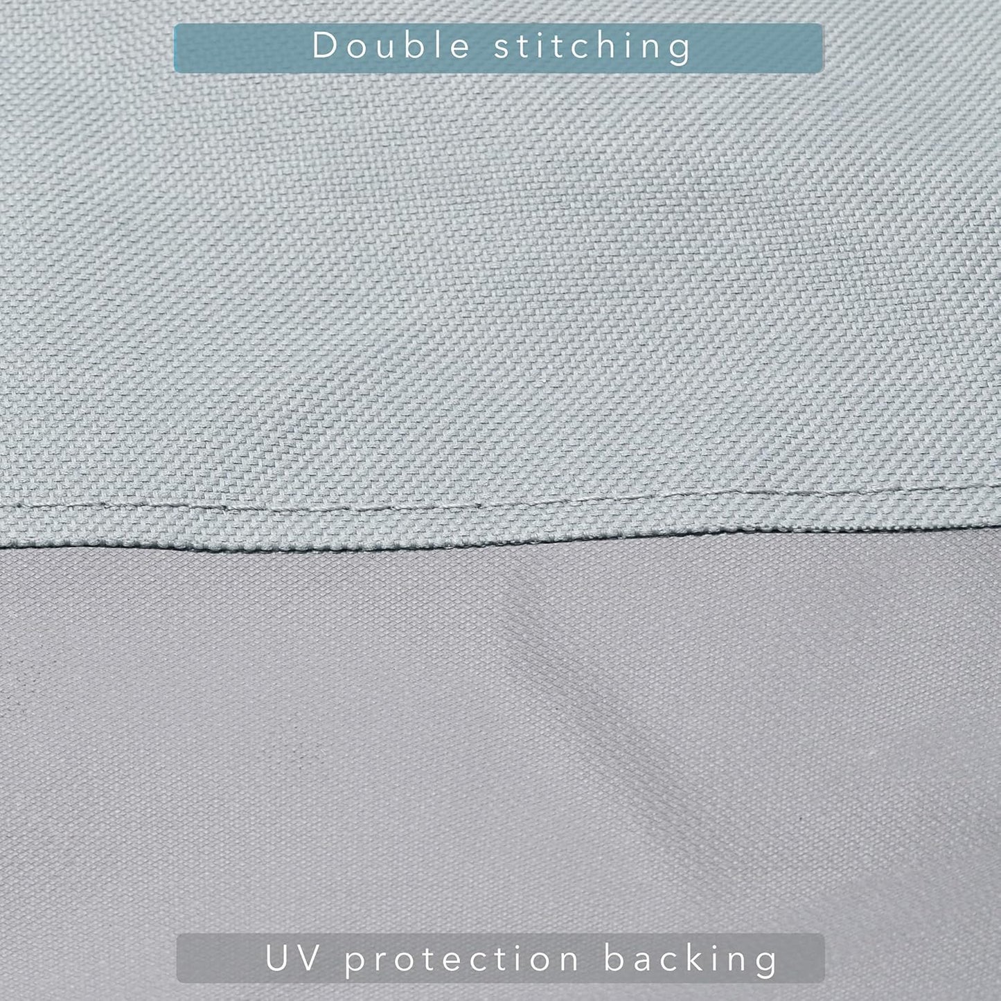 7/8/9FT Heavy Duty 600D Polyester Canvas Billiard Pool Table Cover(7 Colors Available) (Gray, 8-Foot)