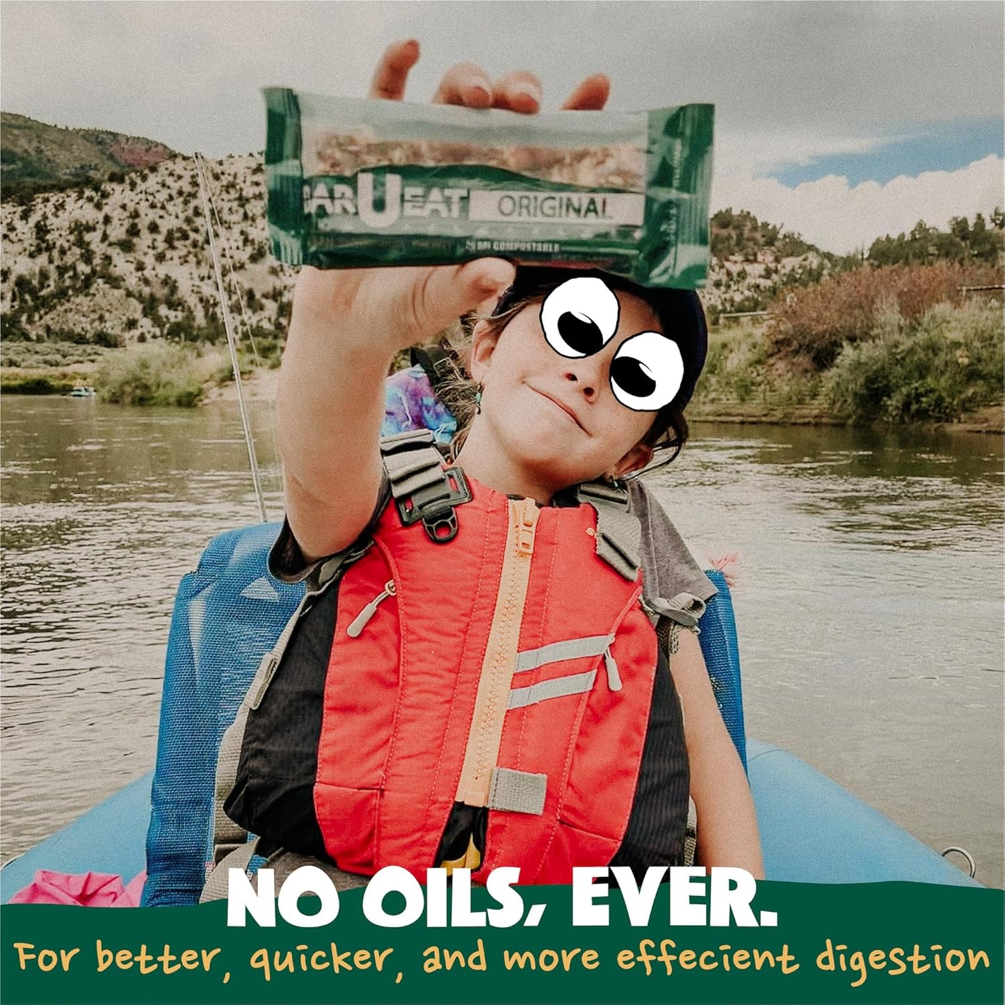 BAR-U-EAT Gluten-Free, Organic, Soft & Chewy Energy Bar. Real Food | Seed Oil Free | No Artificial Sugar | Compostable Packaging | Healthy Snacks (Variety 12 Pack)