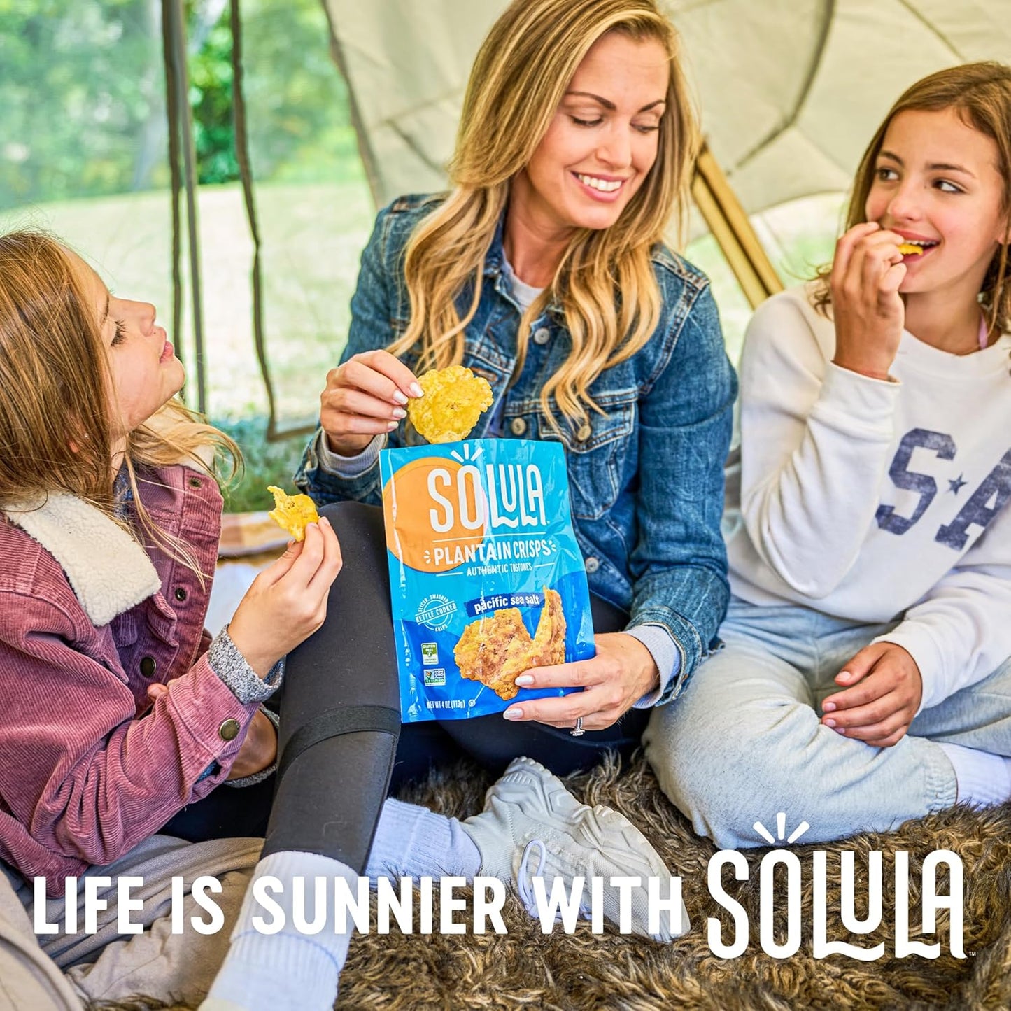 Solula Plantain Crisps Authentic Tostones, Variety Pack, 4 Ounce (Pack of 6), Pacific Sea Salt, Roasted Garlic and Caribbean Lime, Kettle Cooked Chips, Gluten Free, Paleo Friendly, Grain Free, Vegan