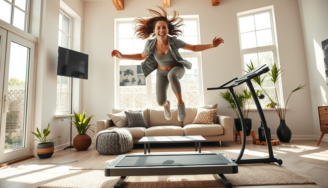Bounce Your Way to Fitness: Why Mini Trampolines Are Game-Changers for Home Cardio