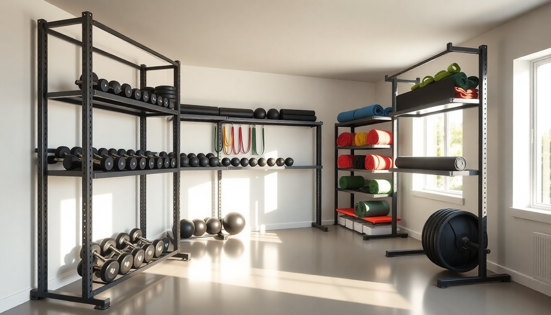 Why Adjustable Equipment Racks Keep Home Gyms Safer and Cleaner