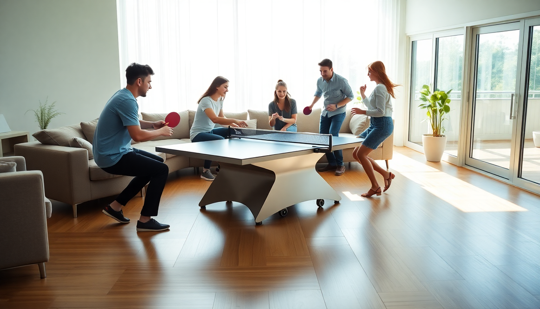 Transform Any Room Into Your Personal Ping Pong Paradise With Portable Table Tennis Sets
