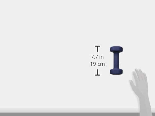 Yes4All Neoprene Coated Dumbbell Hand Weight Sets of 2 - Multiple Weight Options with 15 Colors, Anti-roll, Anti-Slip, Hexagon Shape