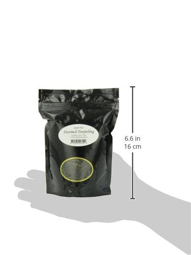 Steamed Darjeeling Green Tea - 4oz | Second Flush Orthodox Loose Leaf Tea Pouches | Muscatel Flavor | 100% Steamed Green Tea | From Darjeeling Hills | Fresh Packaged Herbal Tea Leaves