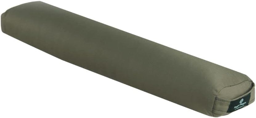 Hugger Mugger Pranayama Yoga Bolster - Very Firm, use Under Length of Spine for Deeper Breathing or Under Ankles, Handmade in The USA