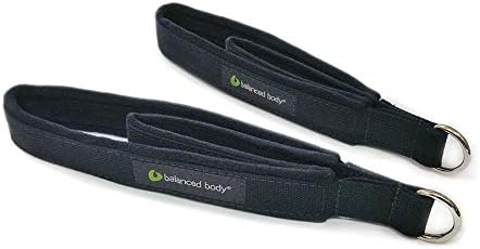 Balanced Body Double Loops, Foot and Hand Straps, Accessories for Pilates Equipment, Workout Equipment for Home Gym or Studio Use, 1 Pair