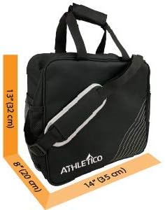 Athletico Essential Bowling Bag - Single Ball Bowling Tote Bag With Padded Bowling Ball Holder