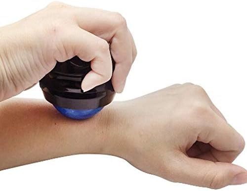 Massage Roller Ball,2-Pack Handheld Massage Therapy and Relax Tool for Sore Muscles,Joint Pain Relief Relaxing,Full Body Deep Tissue Massage(Blue&Purple)