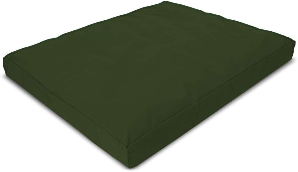 Bean Products Meditation Cushion - Zabuton Meditation Pillows for Sitting on Floor, Yoga Cushion, Cotton Yoga Pillow, Zen Kneeling Prayer Pad- Made in USA - Premium 32x26x3, Earth
