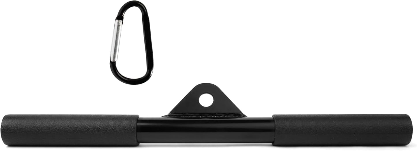 EVMT 15-Inch LAT Pulldown Attachments for Home Gym – LAT Pull Down Bar, Cable Machine Accessories for Tricep Bar, Bicep, Back Training, Full Rotation, Heavy-Duty Strength Workout Equipment
