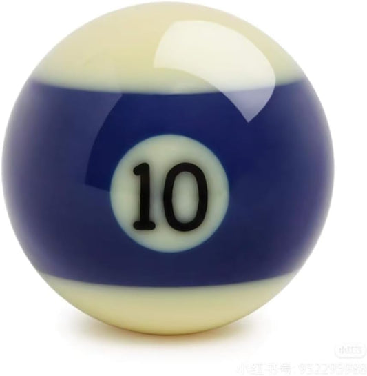 Replacement Billiards Ball, 2-1/4" Regulation Size, Object Balls with Cue Ball & Billiard #8 Ball, Standard Billiards Ball Accessories