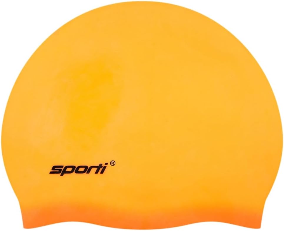 Sporti Silicone Swim Cap for Kids, Unisex Youth Swimming Cap, Protection Bathing Caps for Your Children, Aged 2-10